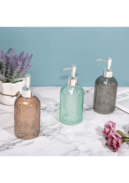 O Tarzı Cam Şampuan Şişesi Saç Kremi Dökücü Duş Jeli Dispenser Banyo Aksesuarları (Yurt Dışından) fırsatları