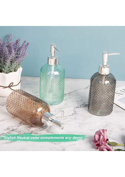 O Tarzı Cam Şampuan Şişesi Saç Kremi Dökücü Duş Jeli Dispenser Banyo Aksesuarları (Yurt Dışından) indirimleri