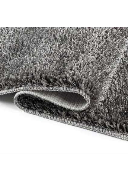 Gri Synergy Işıltılı Kaymaz Tabanlı Yıkanabilir 2'li Set Banyo Halısı Paspas Seti 60 x 100 cm fırsatları