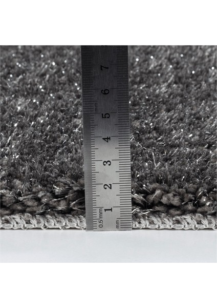 Gri Synergy Işıltılı Kaymaz Tabanlı Yıkanabilir 2'li Set Banyo Halısı Paspas Seti 60 x 100 cm indirimleri