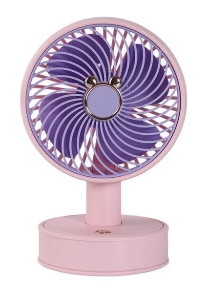 F-08 Pembe Mini Fan Vantilatör Masa Fan