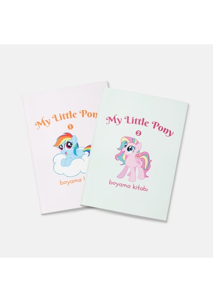 My Little Pony Boyama Kitabı 2'li Set