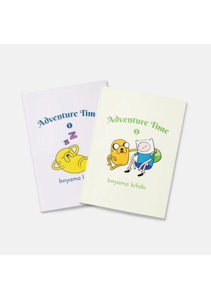 Adventure Time Boyama Kitabı 2'li Set