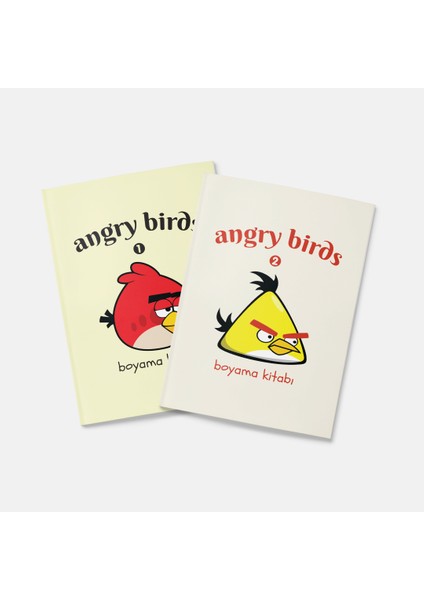 Angry Birds Boyama Kitabı 2'li Set