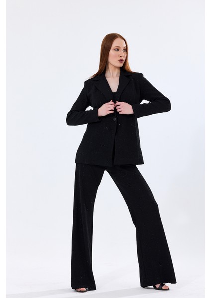 Astarlı Simli Pukuro Abiye Ceket | CKT35406 Siyah modelleri