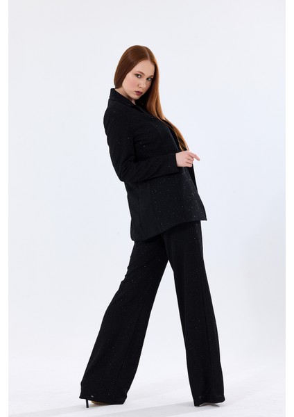 Astarlı Simli Pukuro Abiye Ceket | CKT35406 Siyah indirimleri