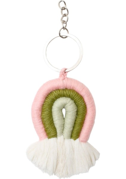 Pembe Gökkuşağı Anahtarlık