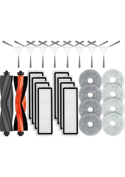 Xiaomi Mijia Omni 1s, B116, B101CN, X10+ / Dreame L10S Ultra, L10 Ultra Parçaları Ana Yan Fırça Filtre Paspas Bezi Için (Yurt Dışından)