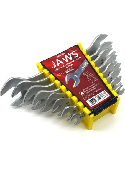 Jaws Açık Ağız Anahtar Seti 8 Pcs
