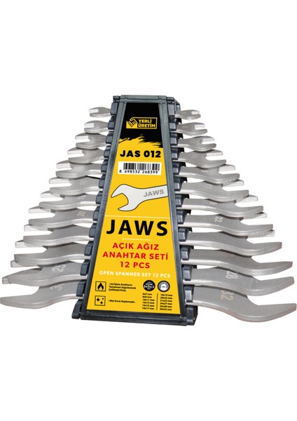 Jaws Açık Ağız Anahtar Seti 12 Pcs