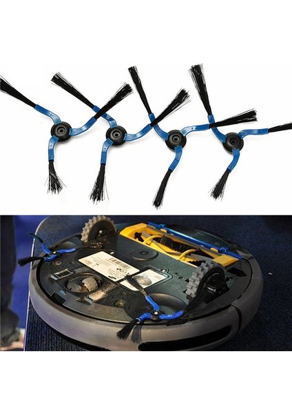 8 Adet Yan Fırça Seti Samsung Navibot SR8751, SR8752,SR8759,VC-RM72VR Robotlu Süpürge Için Parçayı Değiştirir (Yurt Dışından)
