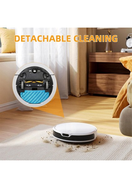 Ecovacs Deebot Ozmo T8, T8+ Vakum Robotu Yedek Parçaları Ana Yan Fırça Hepa Filtre Aksesuarları Için (Yurt Dışından)