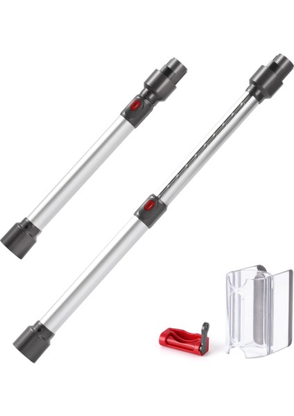 Dyson V7 V8 V10 V11 V15 Için Uzatılabilir Çubuk Kablosuz Süpürge, Çok Yönlü Çubuk Süpürge Yedek Aksesuarı -B (Yurt Dışından)