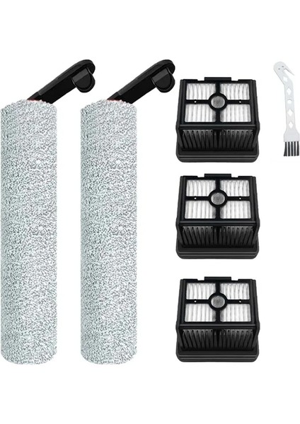 Dreame H12 PRO/H12 Plus Islak Kuru Elektrikli Süpürge Yumuşak Rulo Fırça Hepa Filtre Aksesuarları Yedek Yedek Parça (Yurt Dışından)