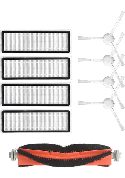Xiaomi Mijia B101CN Için 9 Adet Hepsi Bir Arada Vakum ve Paspas Robotu Yedek Ana Yan Fırça Hepa Filtre Yedek Parça (Yurt Dışından) modelleri
