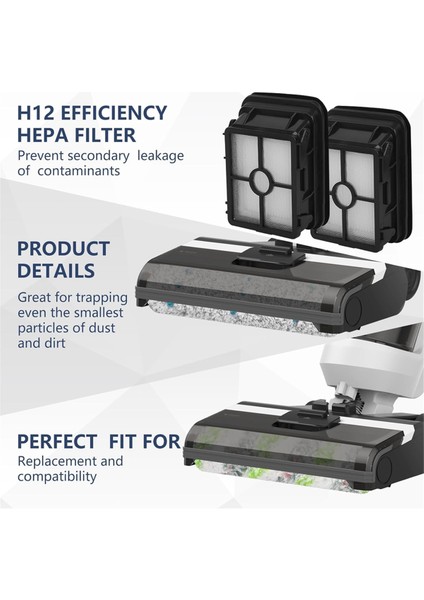 Bissell Crosswave Akülü Max 2554 2590 2593 2596 Serisi Vakum Fırça Rulo + Evcil Hayvan Fırça Rulo + Filtreler Için Yedek Parçalar (Yurt Dışından) modelleri