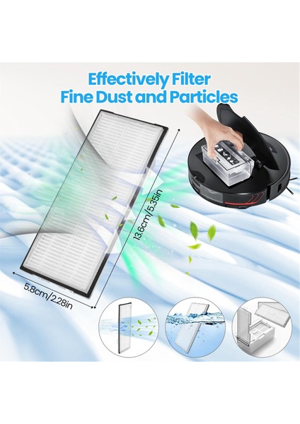 Roborock S7 Maxv Ultra/s7 Pro Ultra Için Aksesuar Seti, Toz Torbaları, Ana Rulo Fırçalar, Yan Fırçalar, Filtreler, Paspas Mendilleri (Yurt Dışından) modelleri