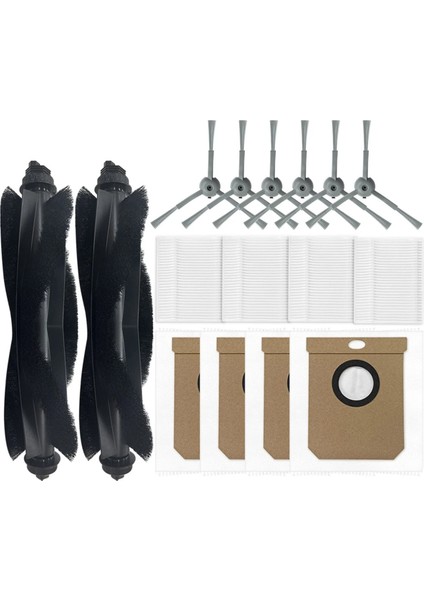 Eufy Clean L50, L50 Ses, L60, L60 Hibrit Yedek Parçalar Için Acories Rcessoller Fırça Yan Fırça Hepa Filtre (Yurt Dışından)