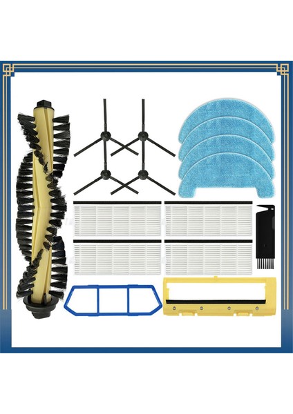 Ilife A4 A4S A40 Polaris Pvcr 0726W 0826 0926W Amibot Spirit H2O Yedek Parça Ana Yan Fırça Hepa Filtre Paspas (Yurt Dışından) fiyatları