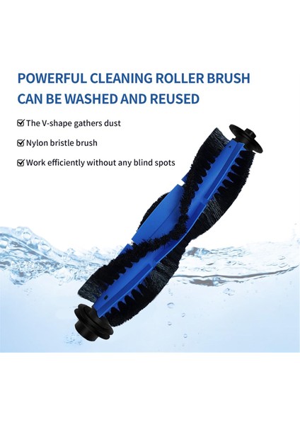Cecotec Conga 2290 Ultra 05661 Robotlu Süpürge Ana Yan Fırça Hepa Filtre Için Yedek Yedek Parçalar (Yurt Dışından)