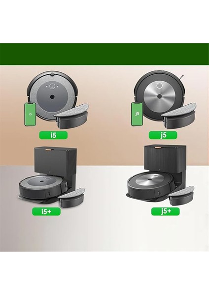 Uyumlu Irobot Roomba Combo I5 / I5+ / J5/j5 + Robotlu Süpürge Ana Yan Fırça Hepa Filtre Aksesuarları Parçaları (Yurt Dışından)