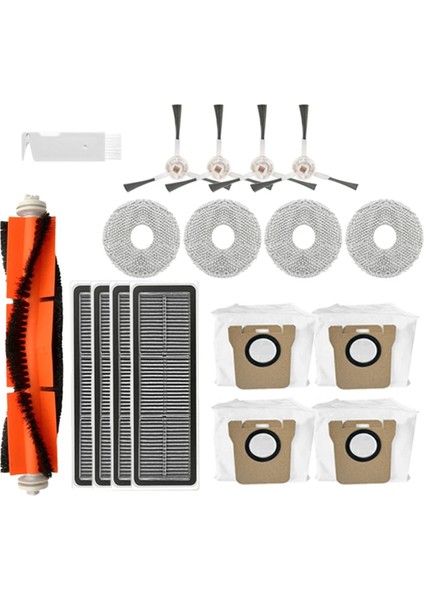 Xiaomi Mijia Omni 2 C102CN, B101CN, B116CN, X10 + Robotlu Süpürge Ana Fırça Hepa Filtre Paspas Toz Torbası Parçaları (Yurt Dışından)