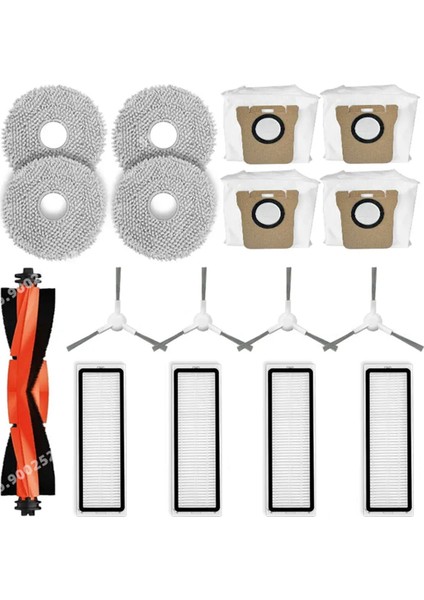 Xiaomi Robot Vakum X20 + / X20 Artı Yedek Parçalar Ana Yan Fırça Hepa Filtre Paspas Bezi Toz Torbaları Aksesuarları (Yurt Dışından)
