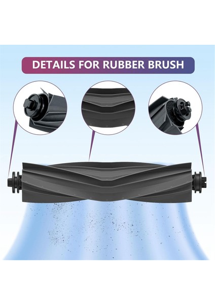 Dreame X30 Ultra Elektrikli Süpürge Aksesuarları Ana Yan Fırça Hepa Filtre Paspas Bezi Toz Torbaları Yedek Parçalar (Yurt Dışından) modelleri