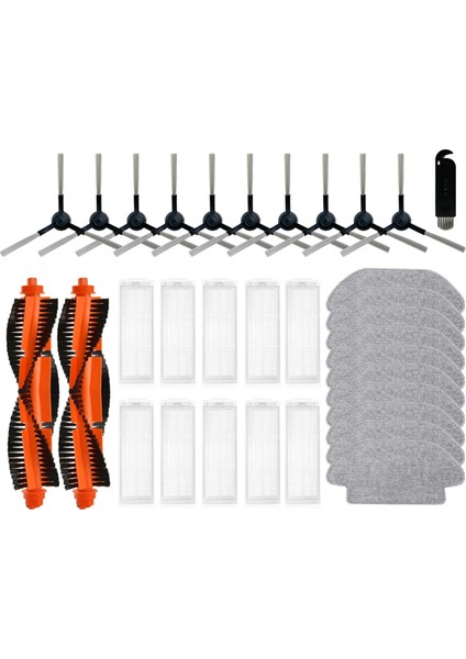 Xiaomi S10 S12 T12 B106L Mi Robot Vakum Paspas Pro/paspas P/paspas 2s STYJ02YM Viomi V2 Se Parçaları Ana Yan Fırça Filtresi (Yurt Dışından)
