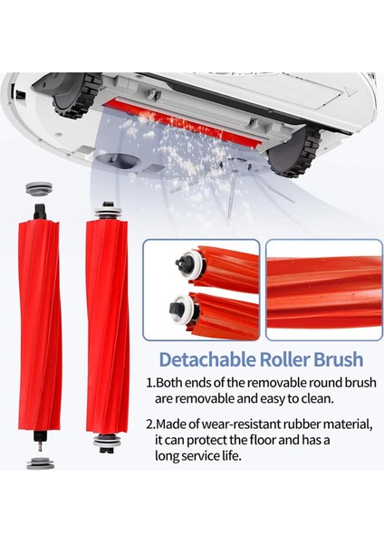 Roborock S7/s7 +/s7 Maxv/s7 Maxv Plus/s7 Maxv Ultra Elektrikli Süpürge Ana Yan Fırça Hepa Filtre Paspas Bezi Pedleri (Yurt Dışından) fiyatları