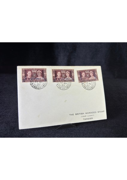 Fas Ilk Gün Zarfı Morocco Tangıer – 1937 ‘coronatıon’ Set On First Day Cover SG164 [C4492]