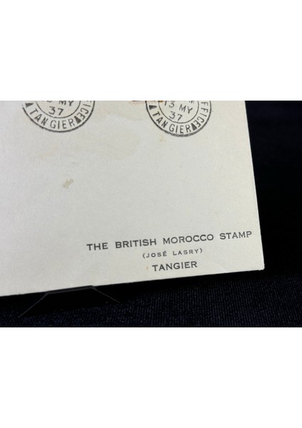 Fas Ilk Gün Zarfı Morocco Tangıer – 1937 ‘coronatıon’ Set On First Day Cover SG164 [C4492]