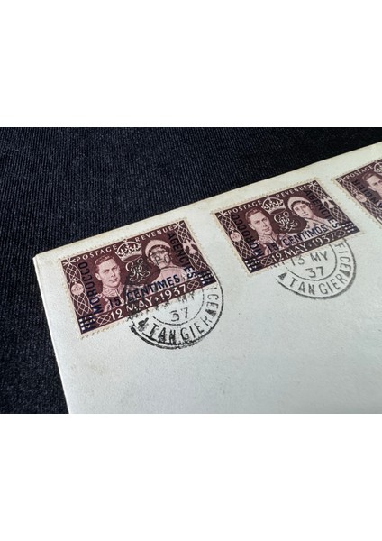 Fas Ilk Gün Zarfı Morocco Tangıer – 1937 ‘coronatıon’ Set On First Day Cover SG164 [C4492]