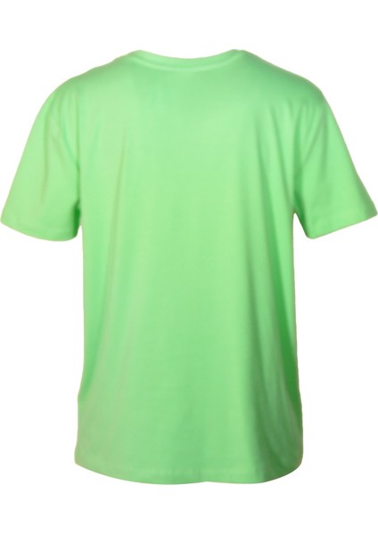 Kadın Bisiklet Yaka Basic Yeşil T-Shirt fırsatları