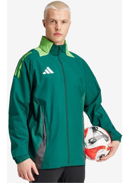 Tiro24 C Awjkt Erkek Futbol Antrenman Ceketi IR9521 Haki modelleri