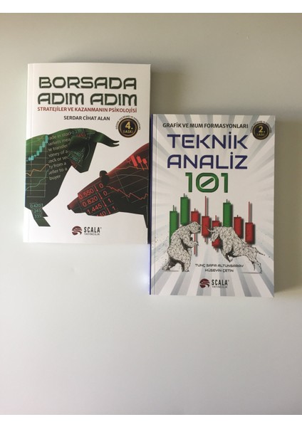 Borsada Adim Adim- Teknik Analiz 101 -2 Set Kitap