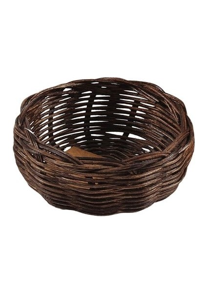 Kahverengi Bambu Küçük Sepet