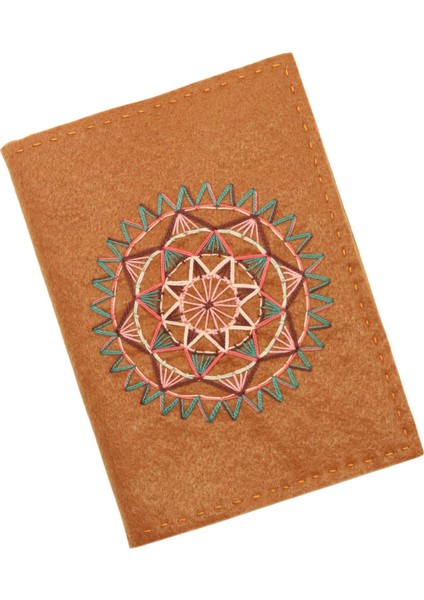 Hardal Mandala Desenli Defter
