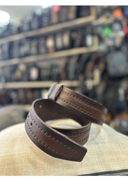 4 cm Deri Desenli Erkek Kemeri indirimleri