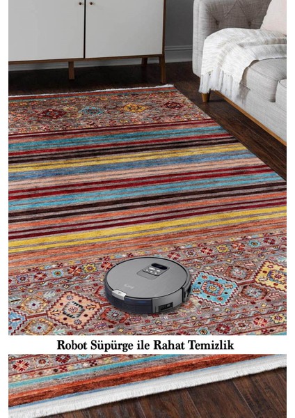 Oxford 063 Dekoratif Kaymaz Tabanlı Saçaklı Yıkanabilir Halı Yolluk Mdd fiyatları