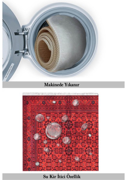 Oxford 065 Dekoratif Kaymaz Tabanlı Saçaklı Yıkanabilir Halı Yolluk Mdd fırsatları