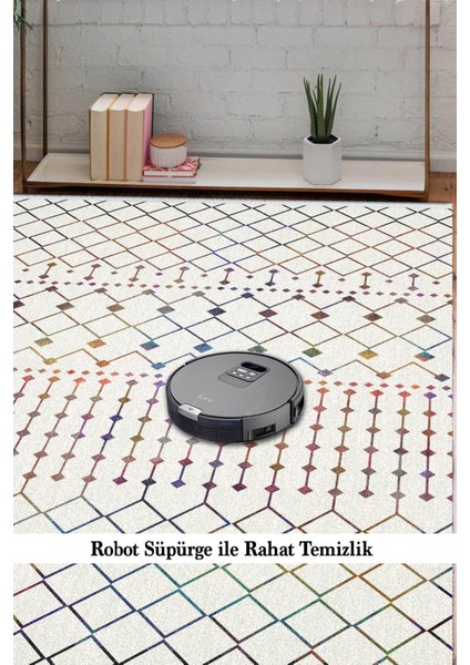 Oxford 053 Dekoratif Kaymaz Tabanlı Saçaklı Yıkanabilir Halı Yolluk Mdd fiyatları