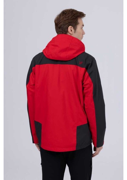 Elbruz Man 3 In 1 Jacket Red / Anthracıte