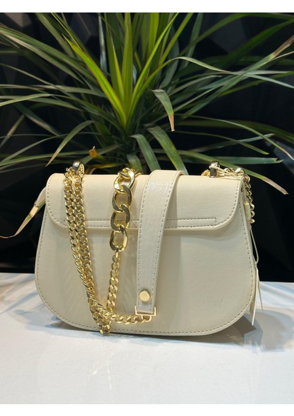 LEVDR.930113.KRM Levidor Özel Renk Kombin El ve Kol Çantası Olarak Tasarlanmış Suni Deri Bayan Omuz ve Kol Çantası modelleri