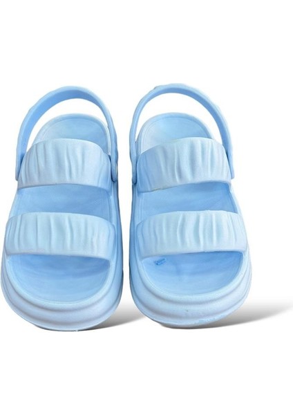 Plaj Havuz Hafif Rahat Kadın Sandalet MAVİ