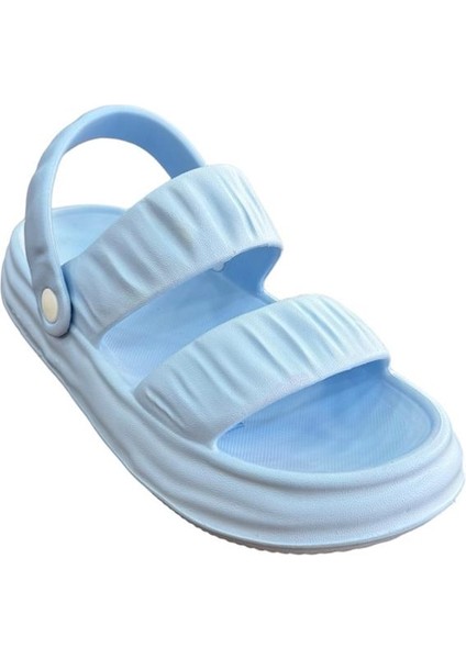 Plaj Havuz Hafif Rahat Kadın Sandalet MAVİ