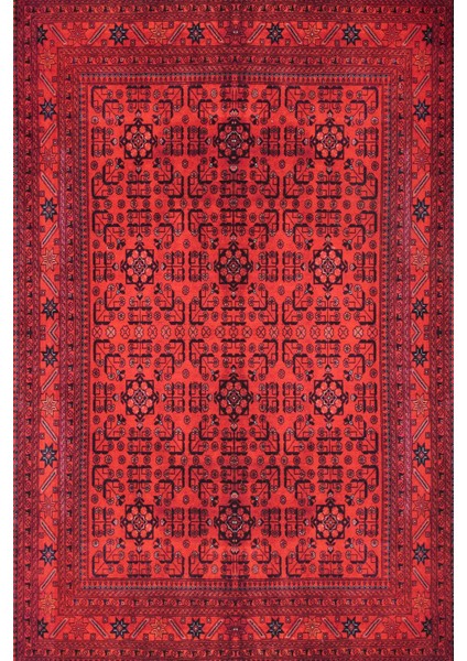 Oxford 116 Dekoratif Kaymaz Tabanlı Saçaklı Yıkanabilir Halı Yolluk Mdd modelleri