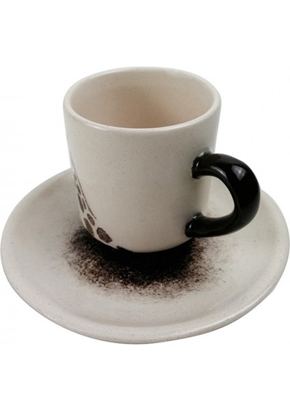 Zürafa Desenli Seramik Kahve Fincanı fiyatları