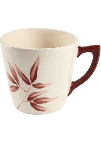 Bambu Seramik Kırmızı Kupa