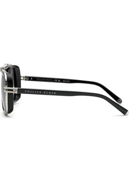 Icon SPP109 0700 57-19 Erkek Güneş Gözlüğü – Siyah Asetat Çerçeve & Füme Mat Cam modelleri